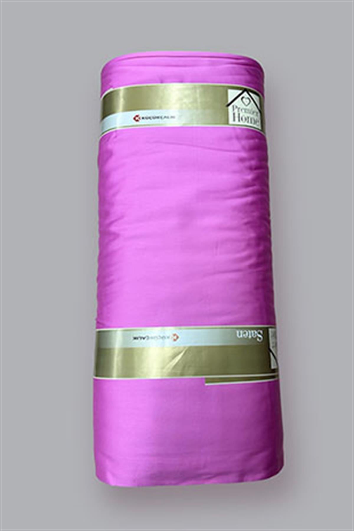 %100 Pamuk Saten Şeker Pembe