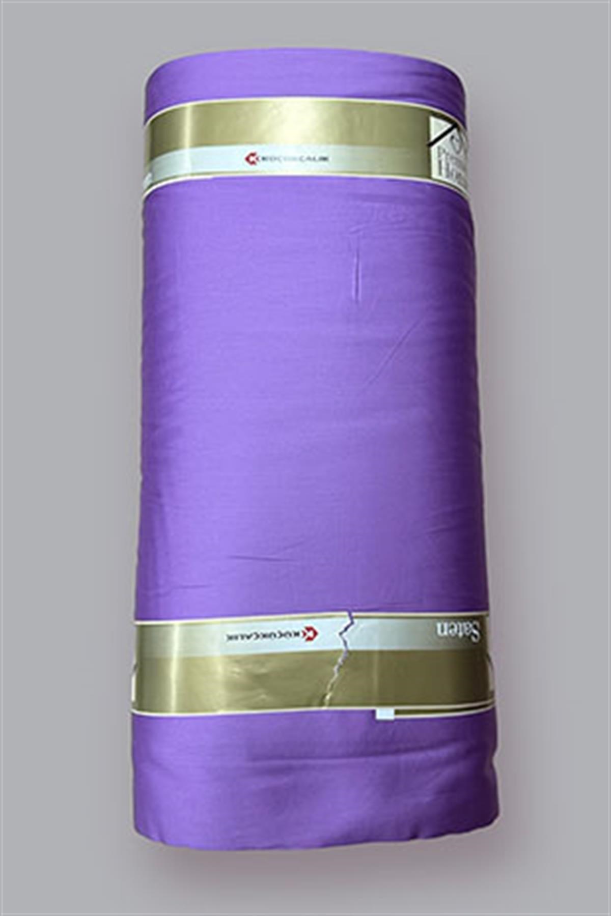 %100 Pamuk Saten Lila