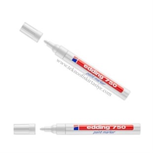 Edding 750 Beyaz Tam Örtücü Boya Markörü Kalem | Tekno Ofis Kırtasiye.com