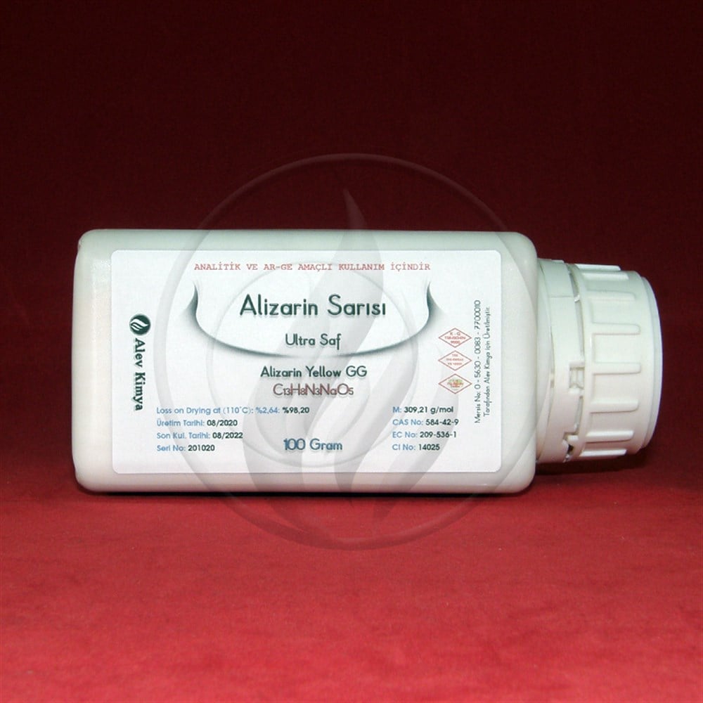 Alev KimyaAlizarin Sarısı - Alizarin Yellow GG (CI 14025) – Ultra SafAKIAY-0.1