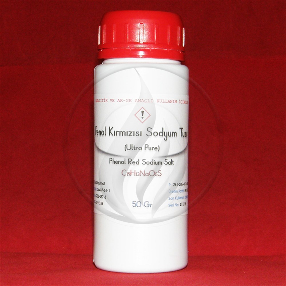 Alev KimyaFenol Kırmızısı - Phenol Red - Sodyum Tuzu - Ultra SafAKIPR-0.05