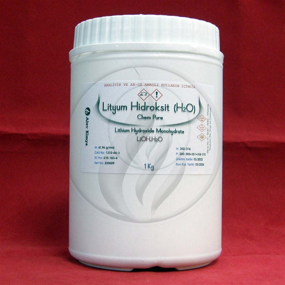 Alev KimyaLityum Hidroksit [1310-66-3]AKLMH