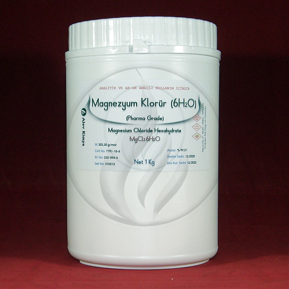 Alev KimyaMagnezyum Klorür Hekzahidrat (6H2O) Pharma Grade [7791-18-6]AKMKPG