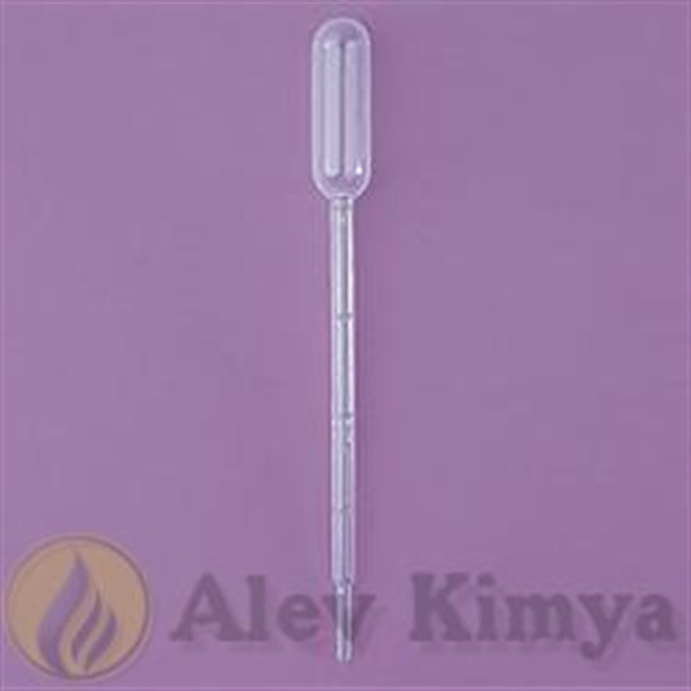Pastör Pipeti, Hacim 1 ml, Uzunluk 150 mm, 30 damla/ml, 5 lik poşette steril - 1 Pakette 100 Adet