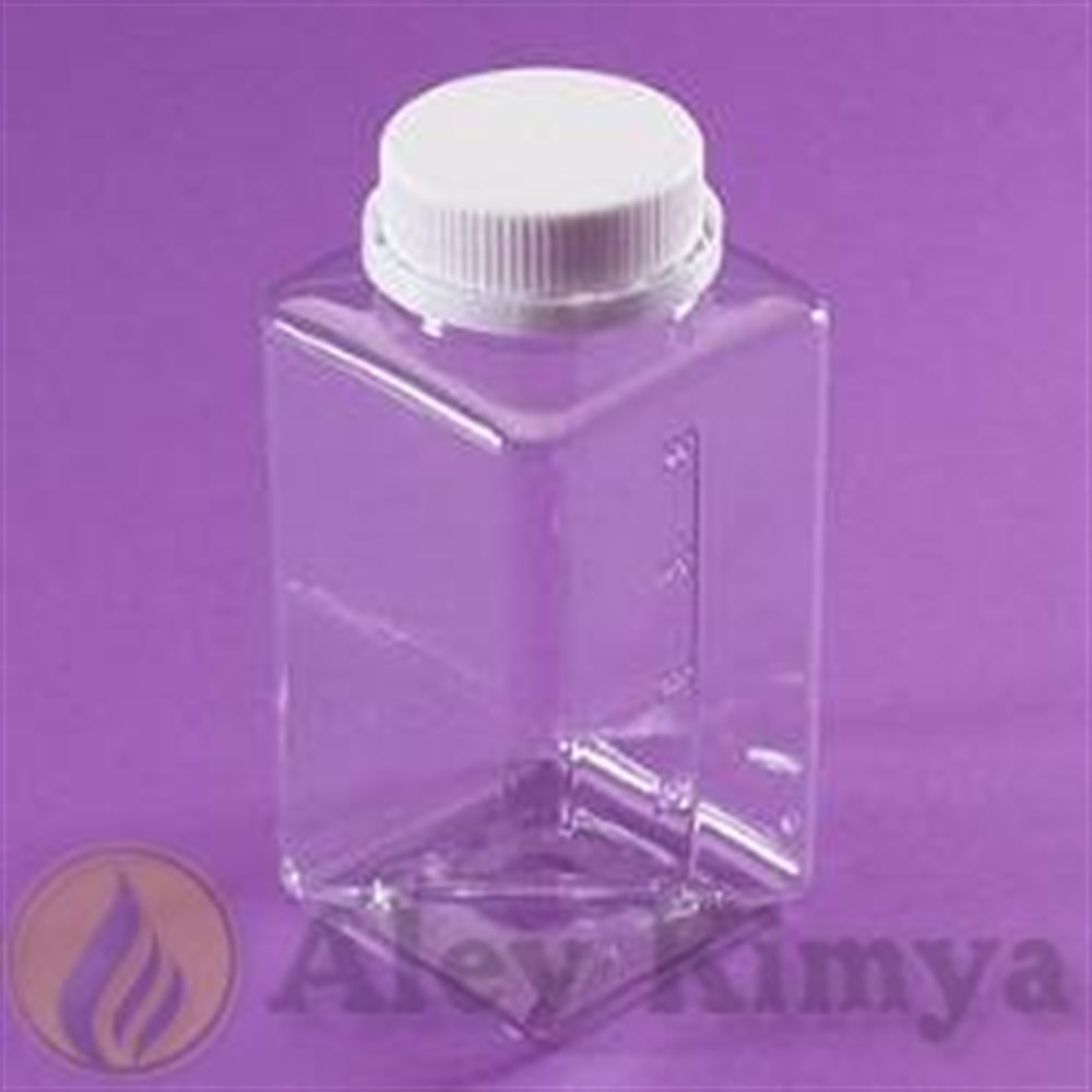 Su Numune Şişesi, PET, 500 ml, Boş, 100°C'ye Dayanıklı