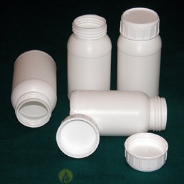 250 ml Beyaz, Geniş Ağızlı, Sızdırmaz Kapaklı Sert Şişe