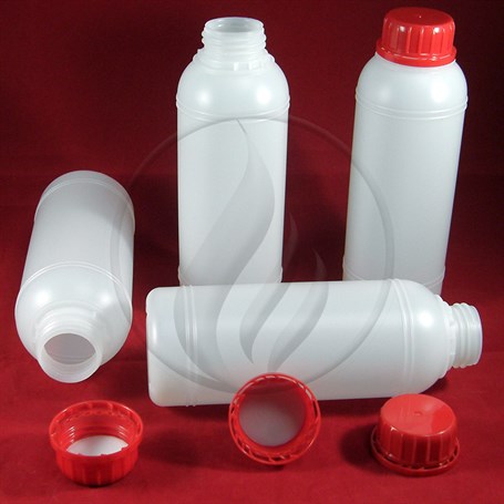 Alev Kimya500ml Yarı Şeffaf, Kırmızı Kilitli Kapaklı, Hdpe ŞişeHdpeYŞKK500