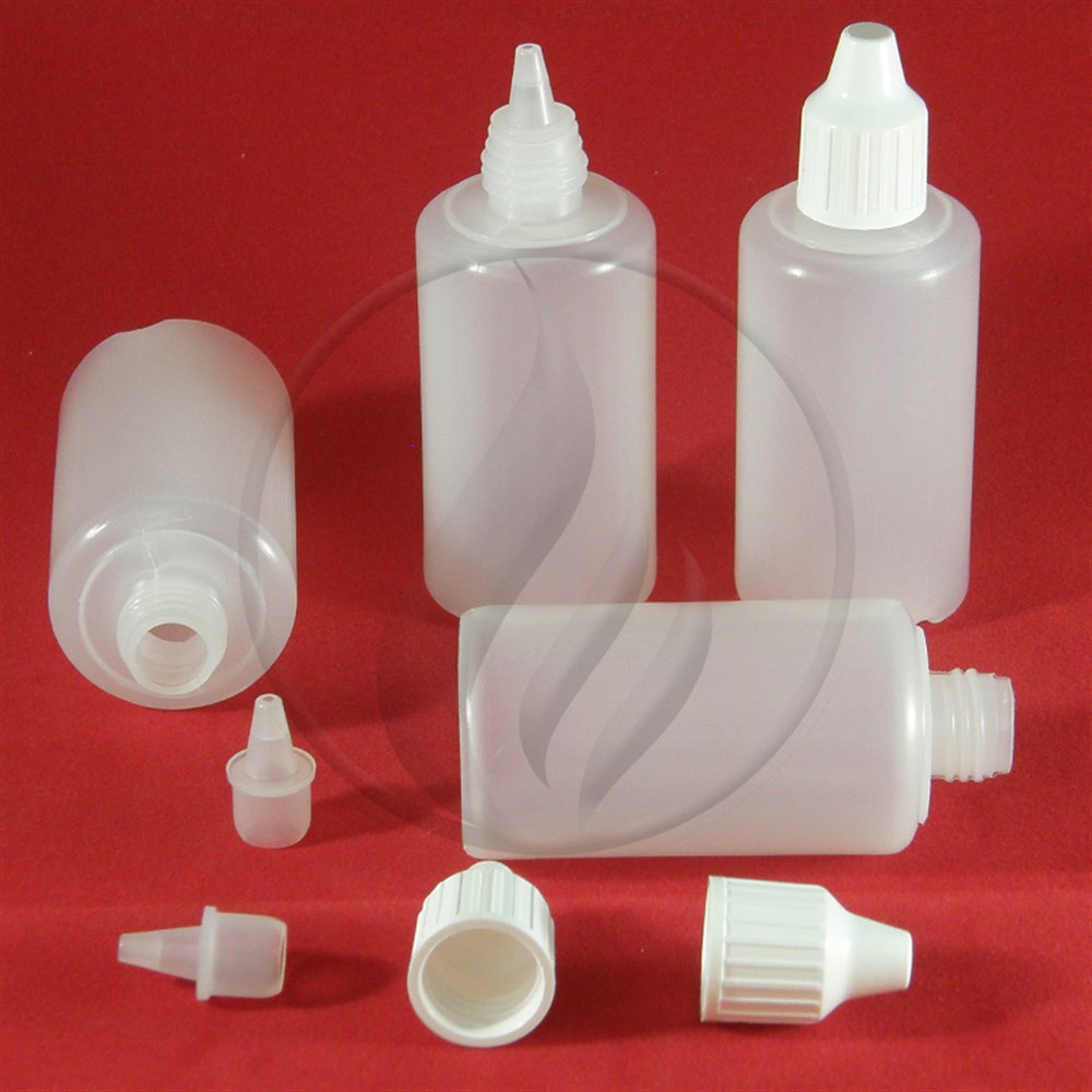 HDPE45 ml Yarı Şeffaf, Damlalıklı Lingo Şişe45LingoB