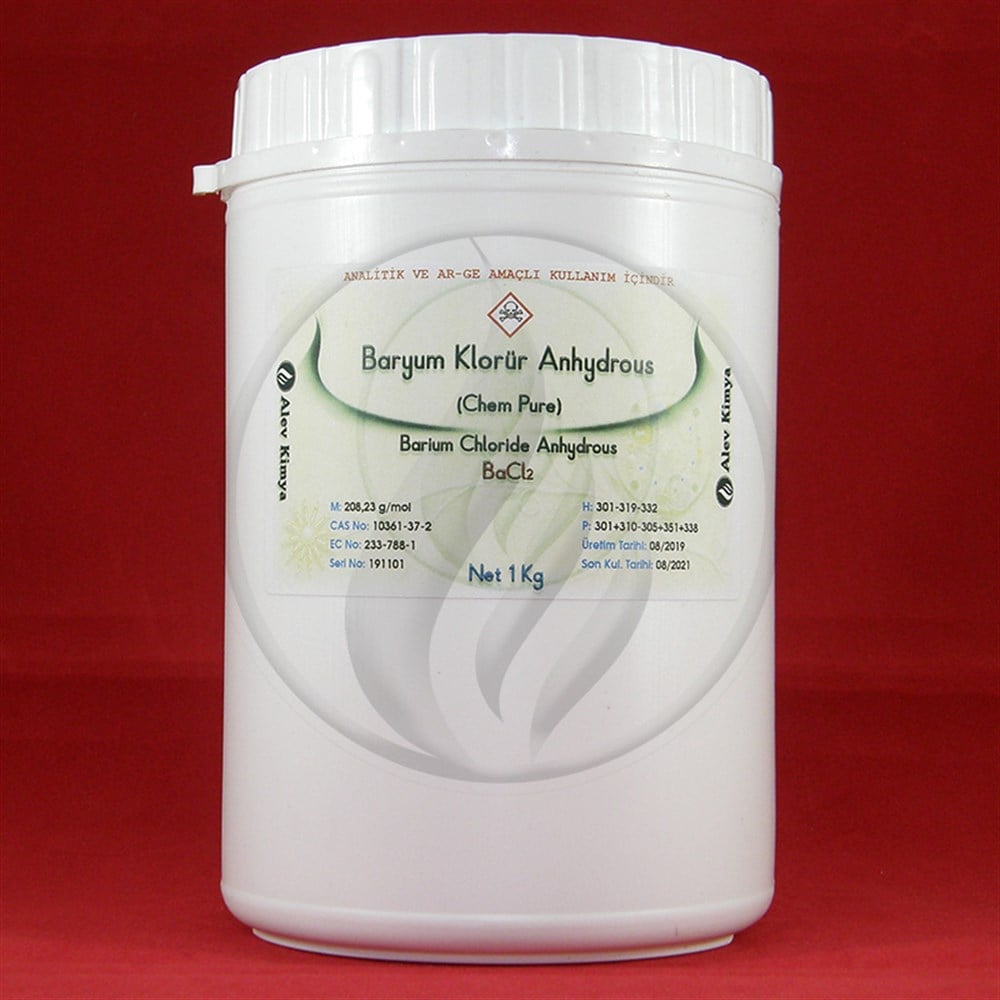 Baryum Klorür Anhydrous Susuz [10361-37-2]