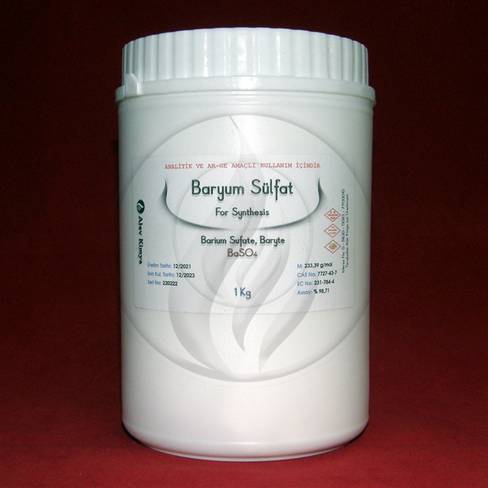 Alev KimyaBaryum Sülfat - For Synthesis [7727-43-7] 1 KgAKBSF
