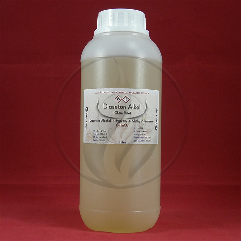 Alev KimyaDiaseton Alkol [123-42-2] 1 LtAKDAA1