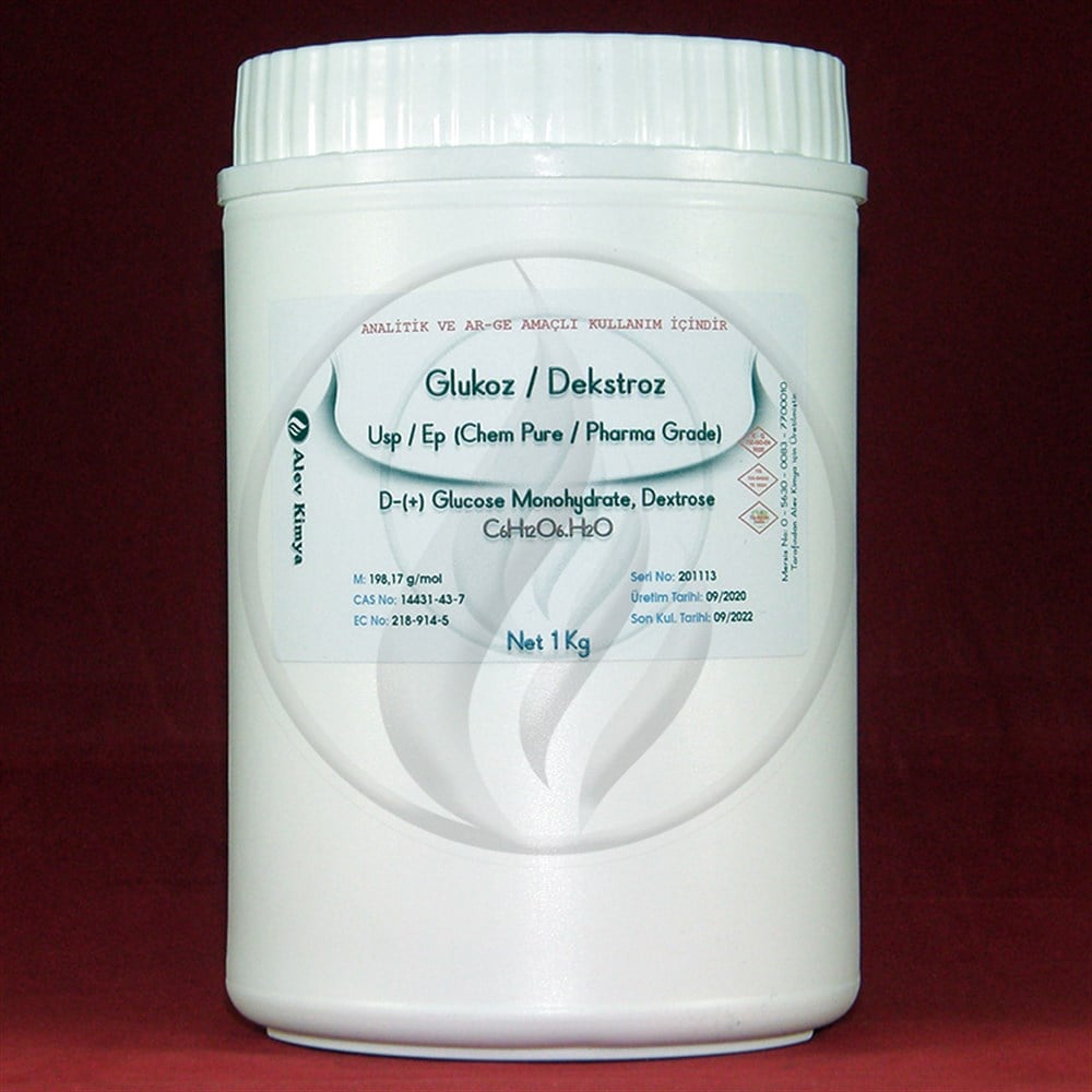 Alev KimyaGlukoz / Dekstroz H2o USP / EP / Pharma Grade [14431-43-7]AKDMH