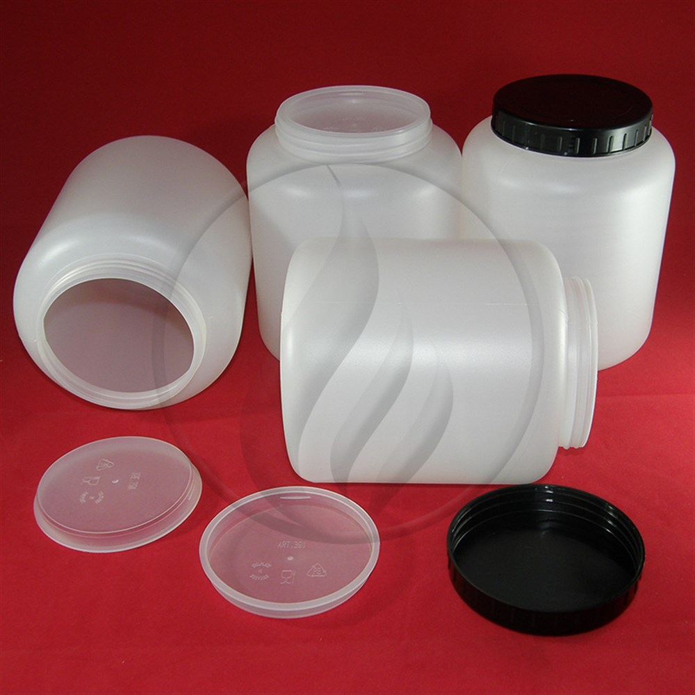 2 Lt Tıpalı, Kapaklı HDPE Kavanoz