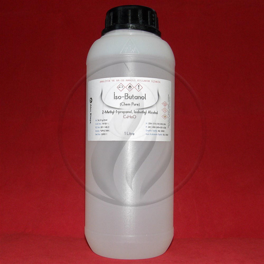 Alev Kimyaİso-Butanol (İzobutil Alkol) [78-83-1] 1 LtAKIBU1