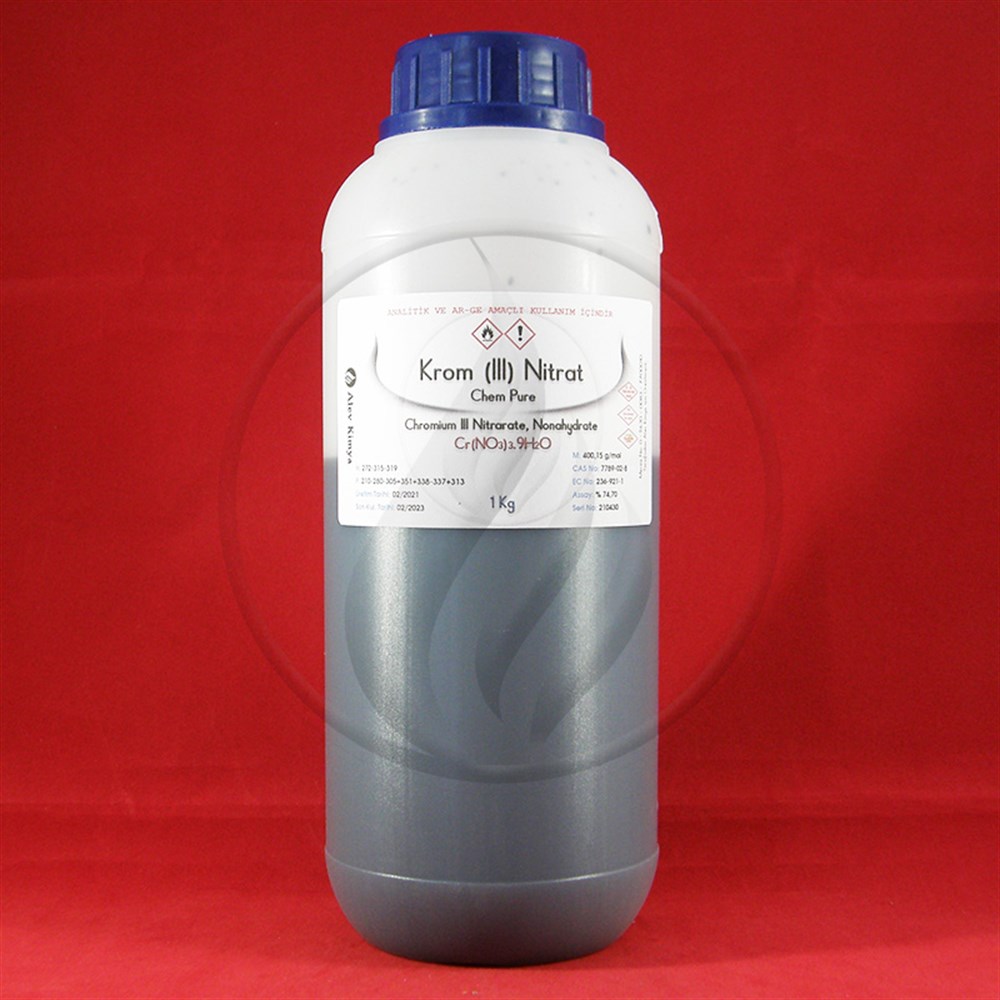 Alev KimyaKrom (III) Nitrat 9H2O %74 [7789-02-8]AKKMN