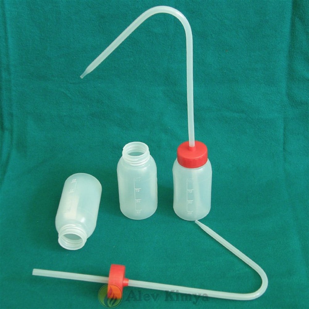 LDPE Piset, Kırmızı Kapaklı, 100 ml