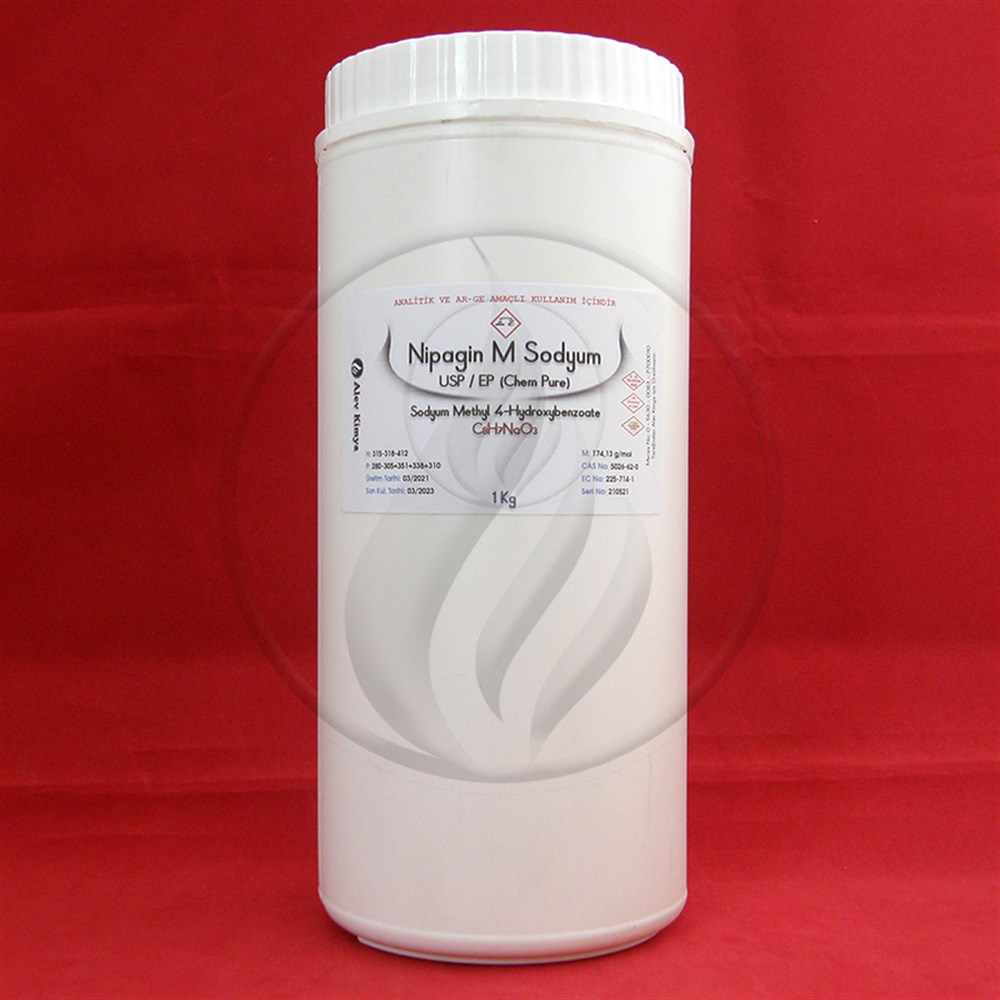 Alev KimyaNipagin M Sodyum (Sodyum Methyl 4-Hydroxybenzoate) - USP/EP [5026-62-0]AKNGS