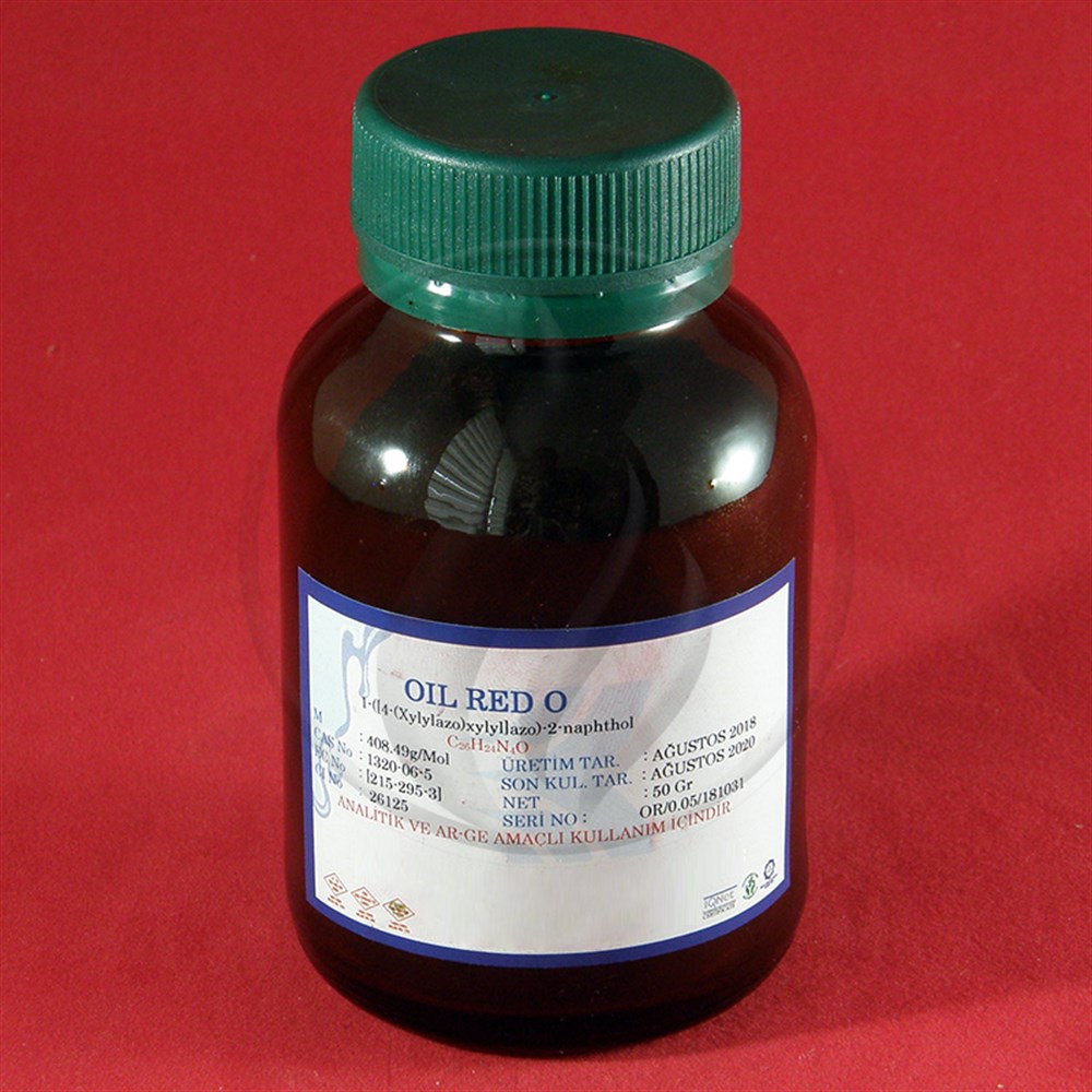 Alev KimyaOil Red O (CI 26125) – Ultra Saf - 50 Gr İndikatörAKIOR