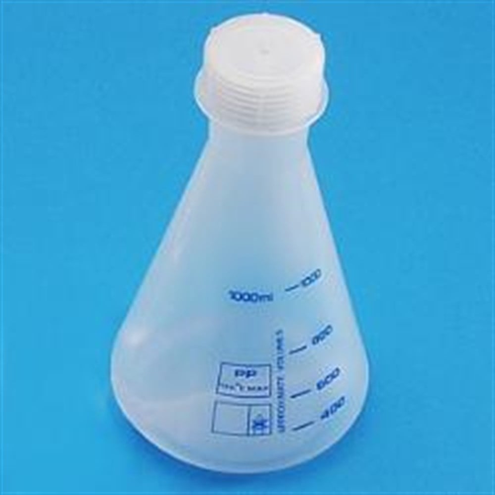 PP Erlenmayer, 500 ml, Kapaklı