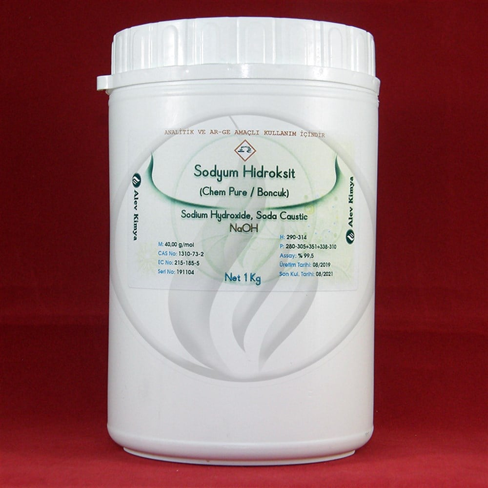 Alev KimyaSodyum Hidroksit (Kostik Soda) Boncuk [1310-73-2] 1 KgAKSH