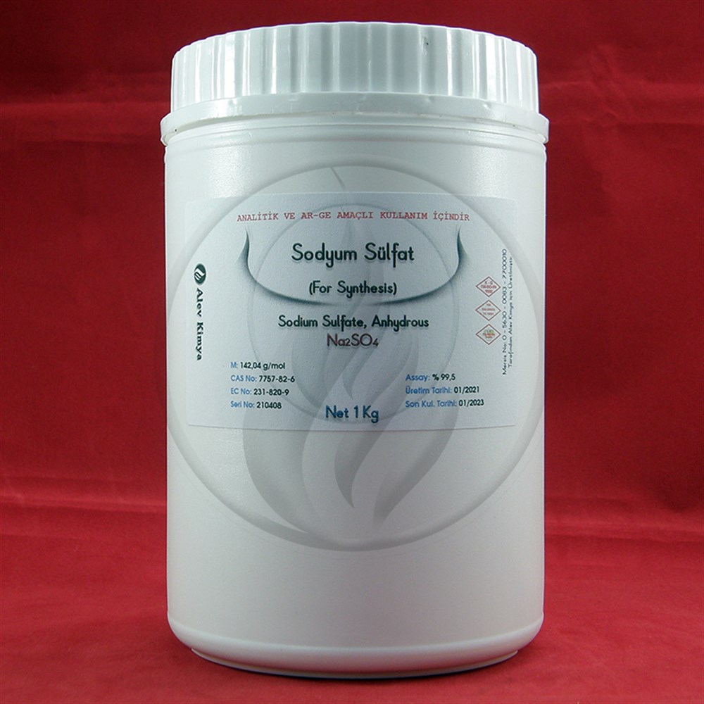 Alev KimyaSodyum Sülfat Anhydrous - For Synthesis [7757-82-6]AKSSFS