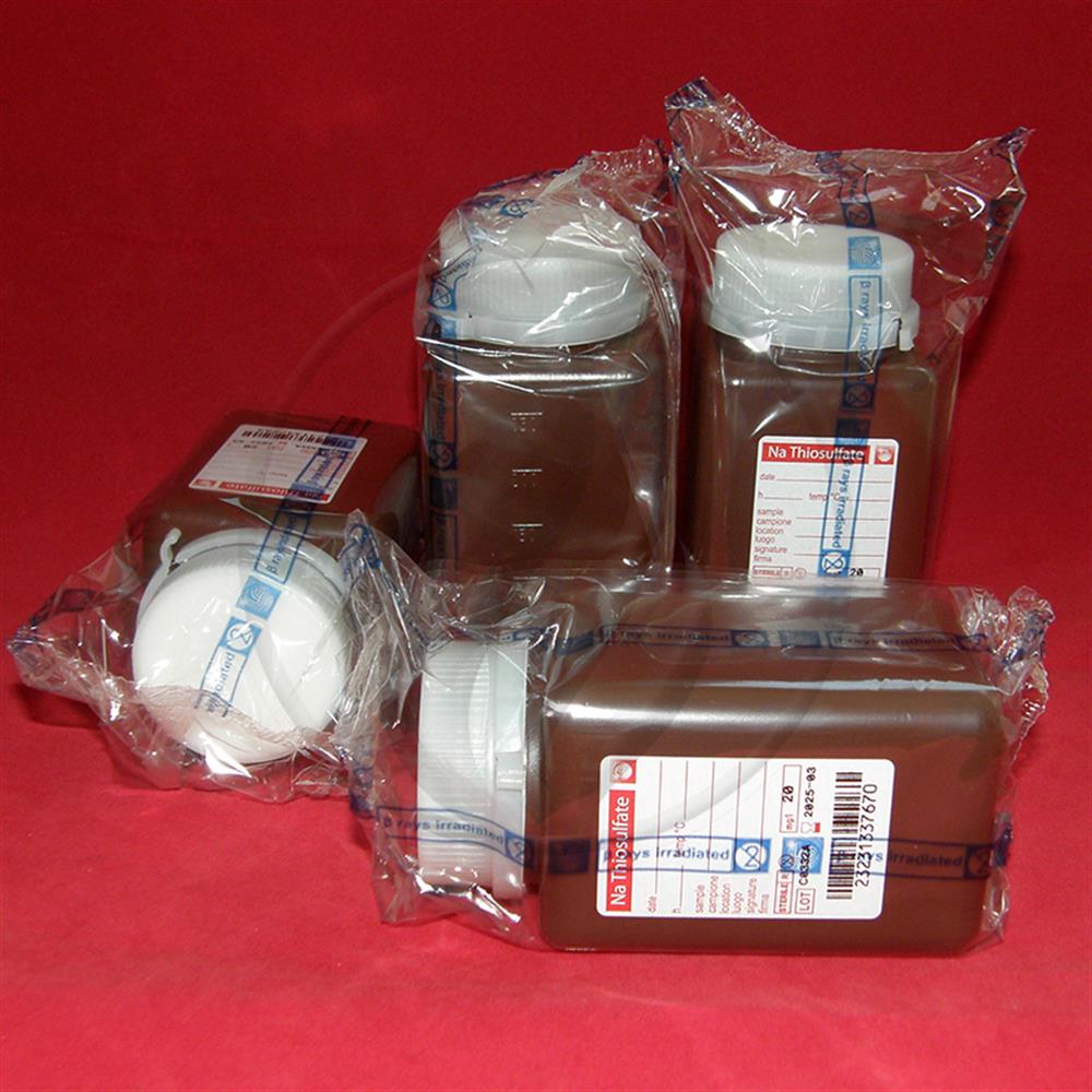 LP ItalianaSu Numune Şişesi, PP Amber, 250 ml, Sodyum Tiyosülfat'lı, Tek Tek PoşetliAK848