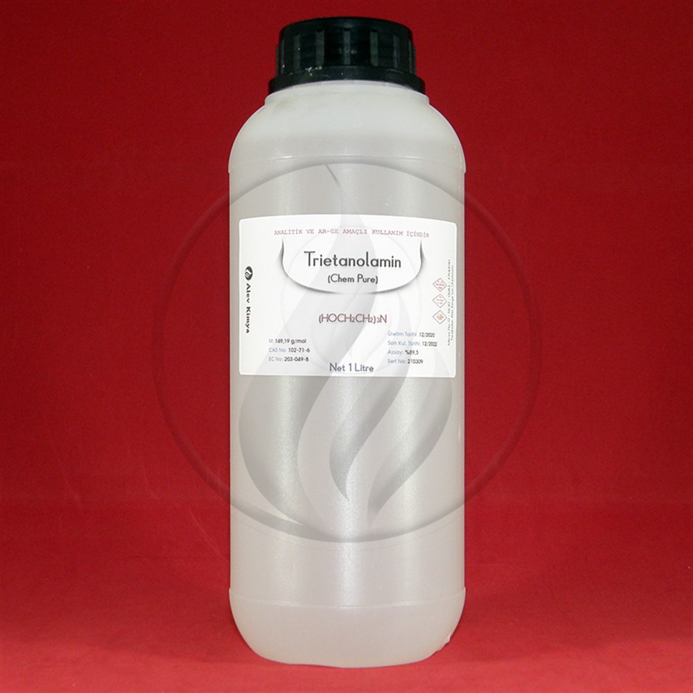 Alev KimyaTrietanolamin % 85 (T.E.A.) Pharma Grade [102-71-6]AKTEACP