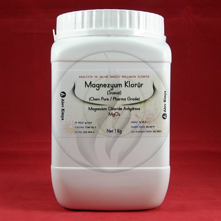 Alev KimyaMagnezyum Klorür Susuz - Pharma Grade [7786-30-3]AKMKAN