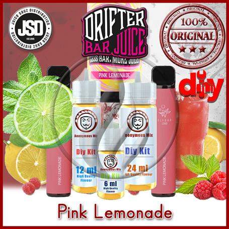 Drifter BarPink Lemonade Diy Kit - Drifter BarJSD - Pink Lemonade Diy Kit 6 ml