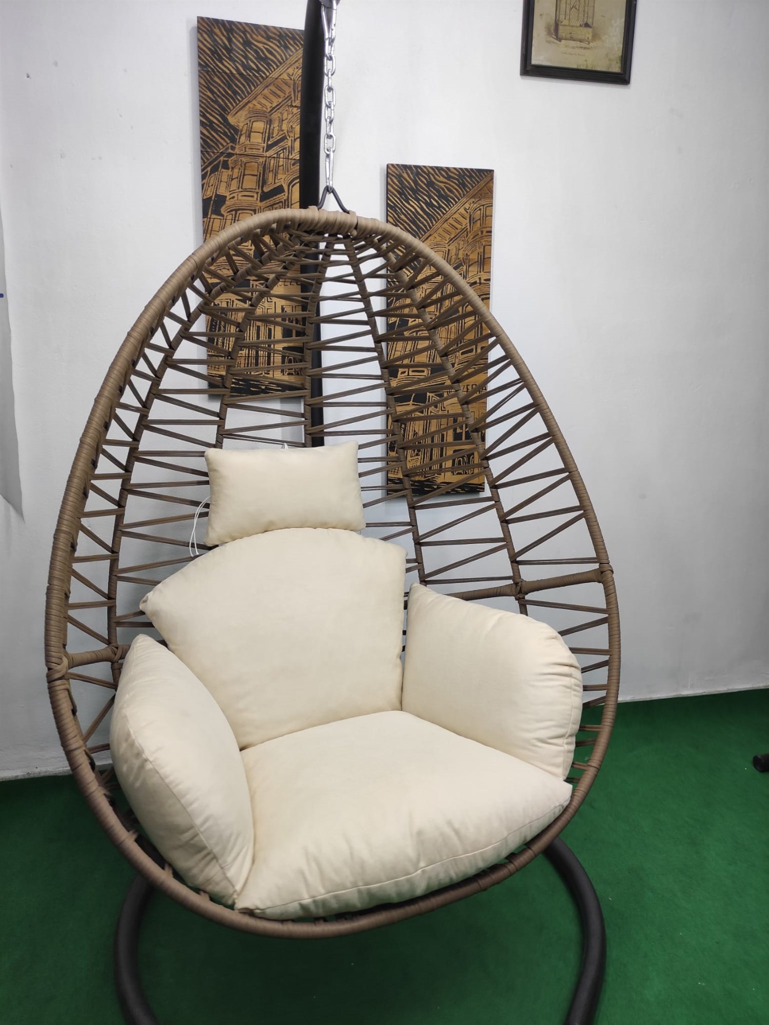 Bodrum Makrome Hamak Kahverengi