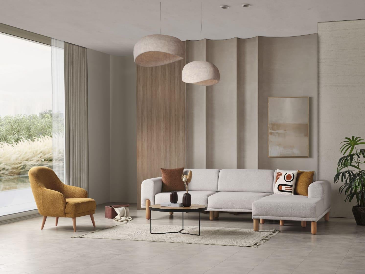 Dekorbizden Aura Köşe Koltuk Takımı