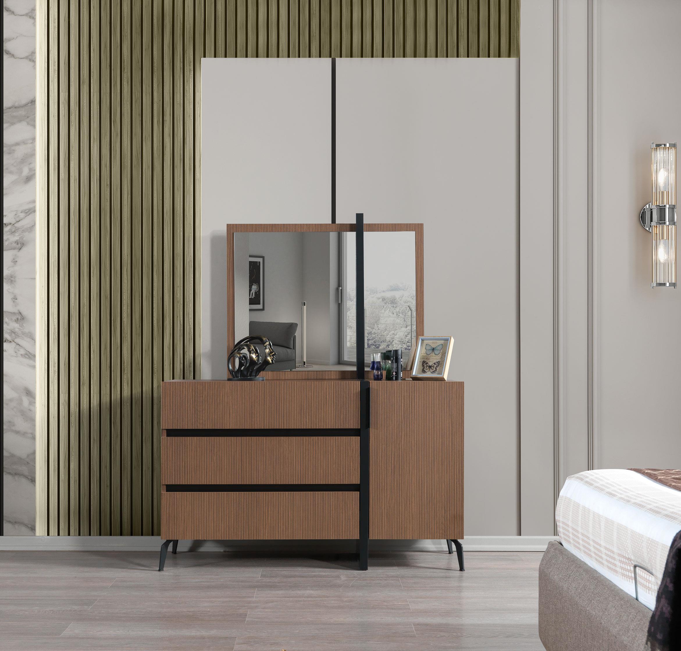 Dekorbizden Bodrum Yatak Odası Şifonyer