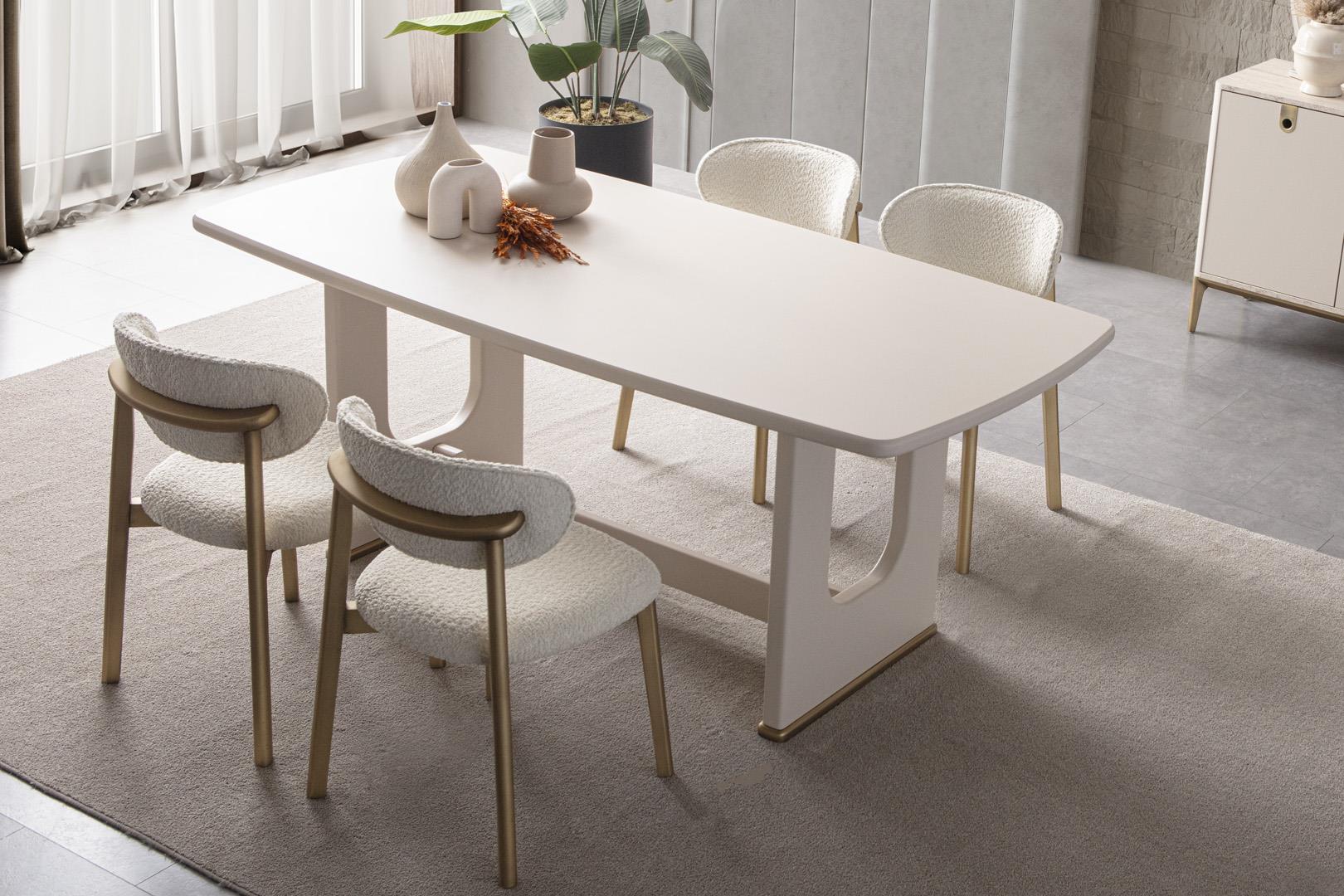 Dekorbizden Cupra Yemek Masası