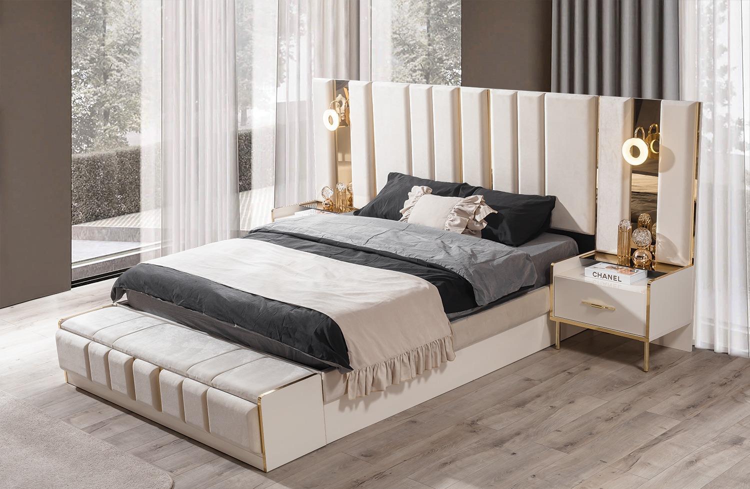 Dekorbizden Gold Yatak Odası Karyola