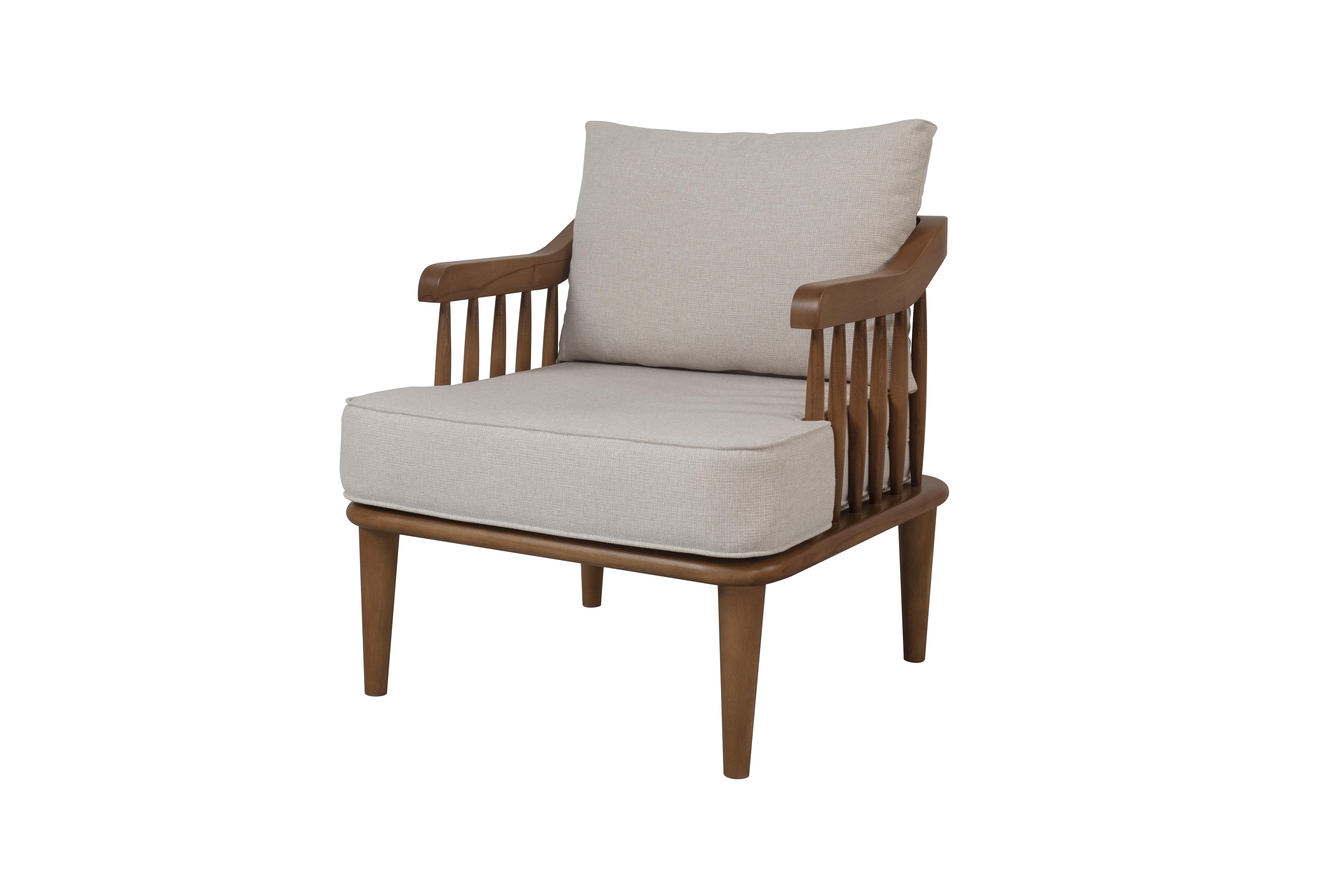 İskandinav Minyatür Kayın Tekli Koltuk