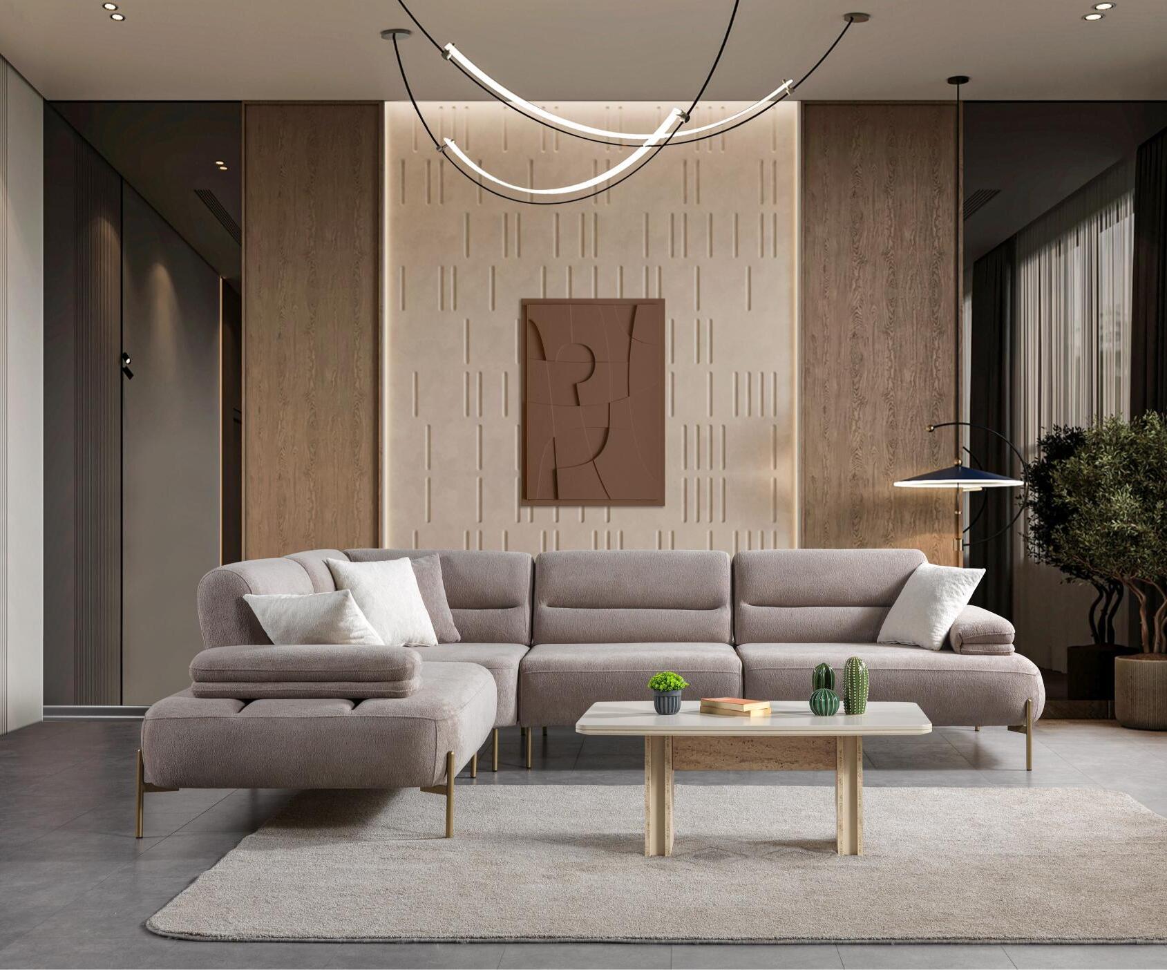 Dekorbizden Tual Köşe Koltuk Takımı