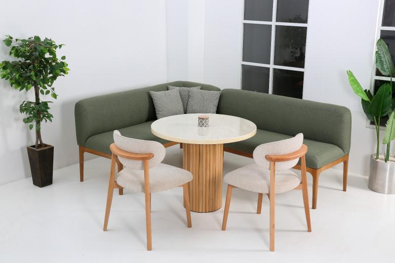 Dekorbizden Yaprak Mutfak Sandalyesi