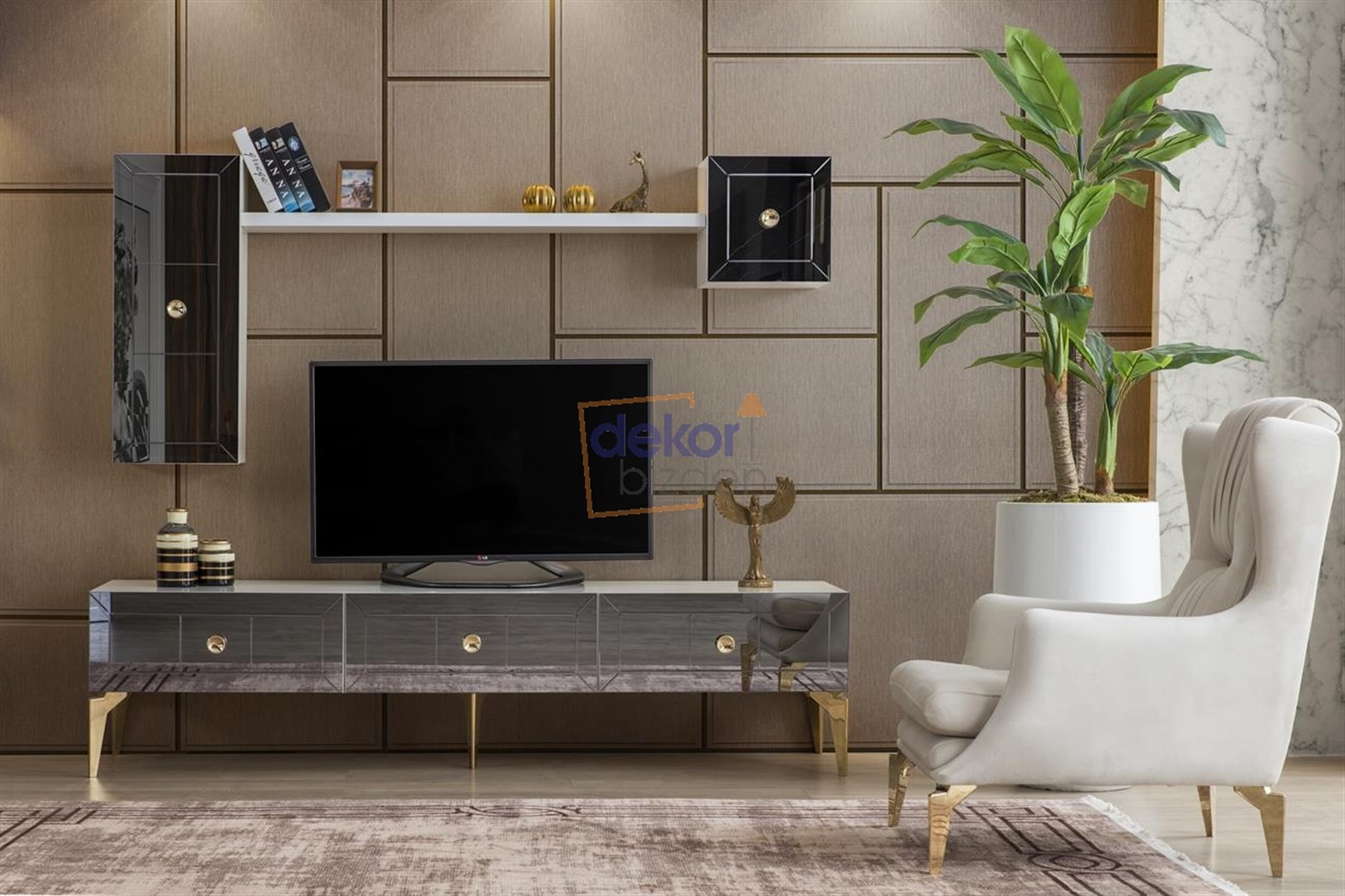 Lexus Tv Ünitesi Beyaz