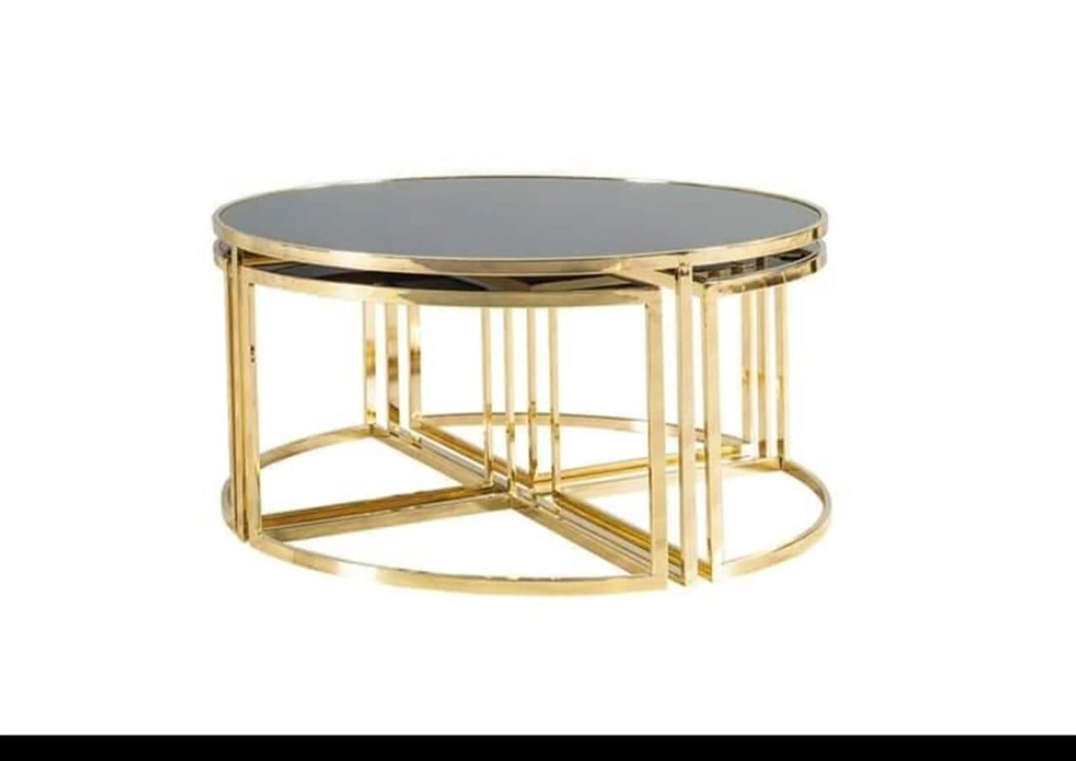 Soso Zigonlu Gold Orta Sehpa