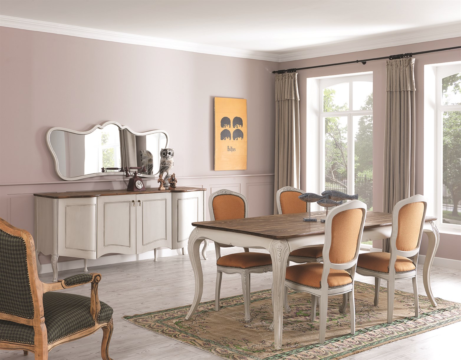 Vintage Yemek Odası Takımı