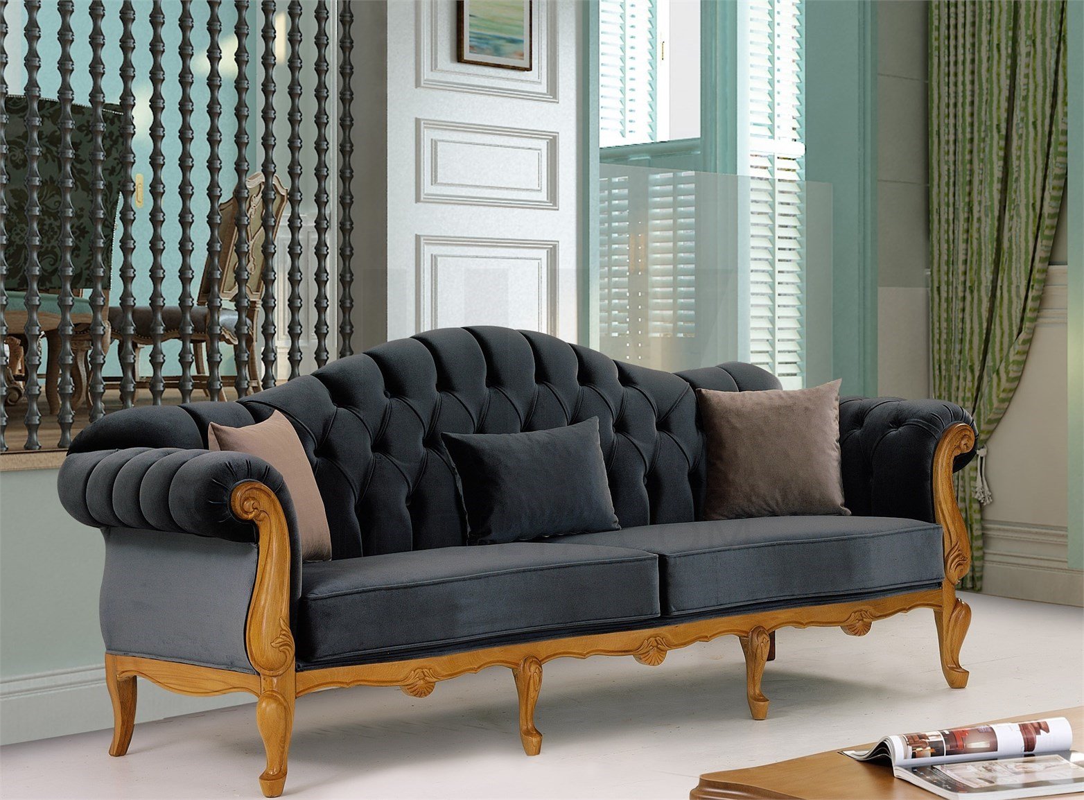 Zümrüt Koltuk Üçlü