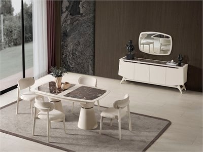 Balat Yemek Odası Takımı (%100 MDF)