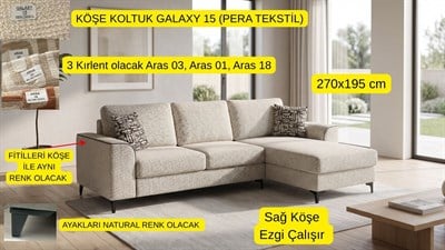 Varna Köşe Koltuk (270*195)  Yalova 