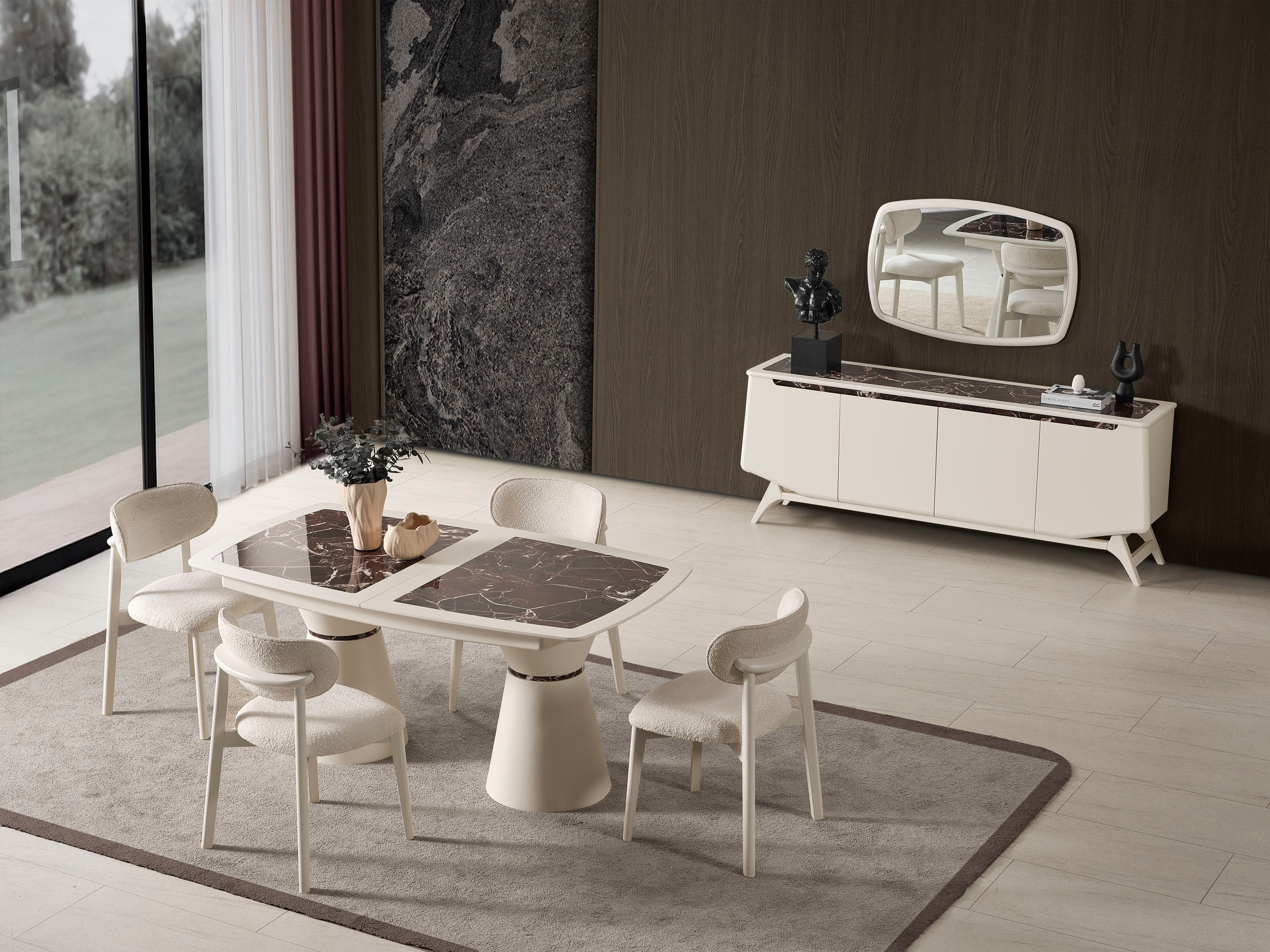 Balat Yemek Odası Takımı (%100 MDF)