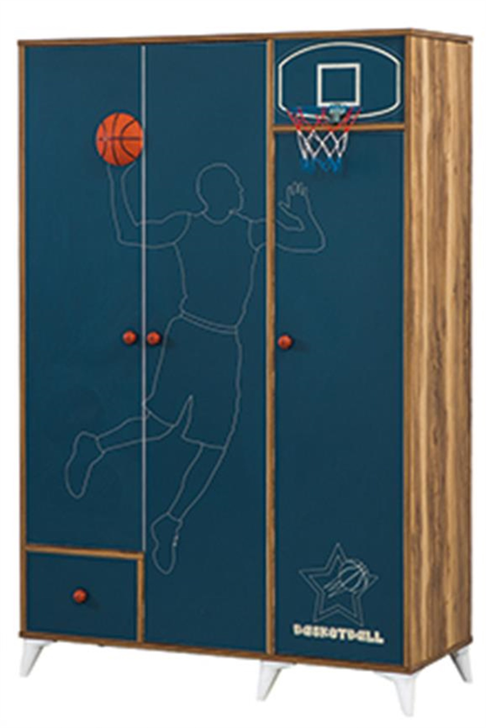 Basketbol Çocuk Odası Gardırop