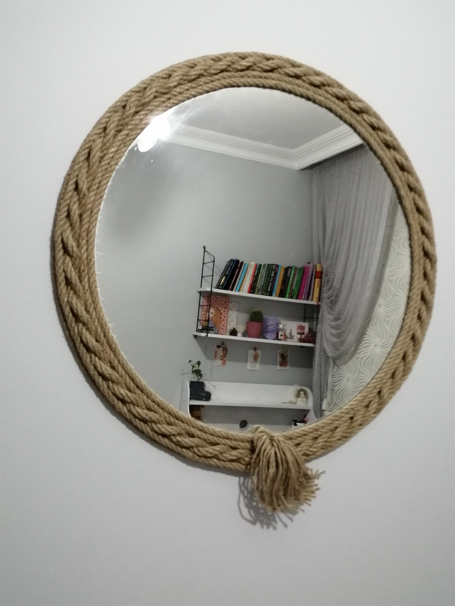 Bodrum Jut Halatlı Ayna