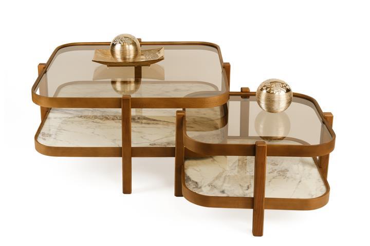 Dekorbizden Alaska Orta Sehpa Meşe (kd-1029)