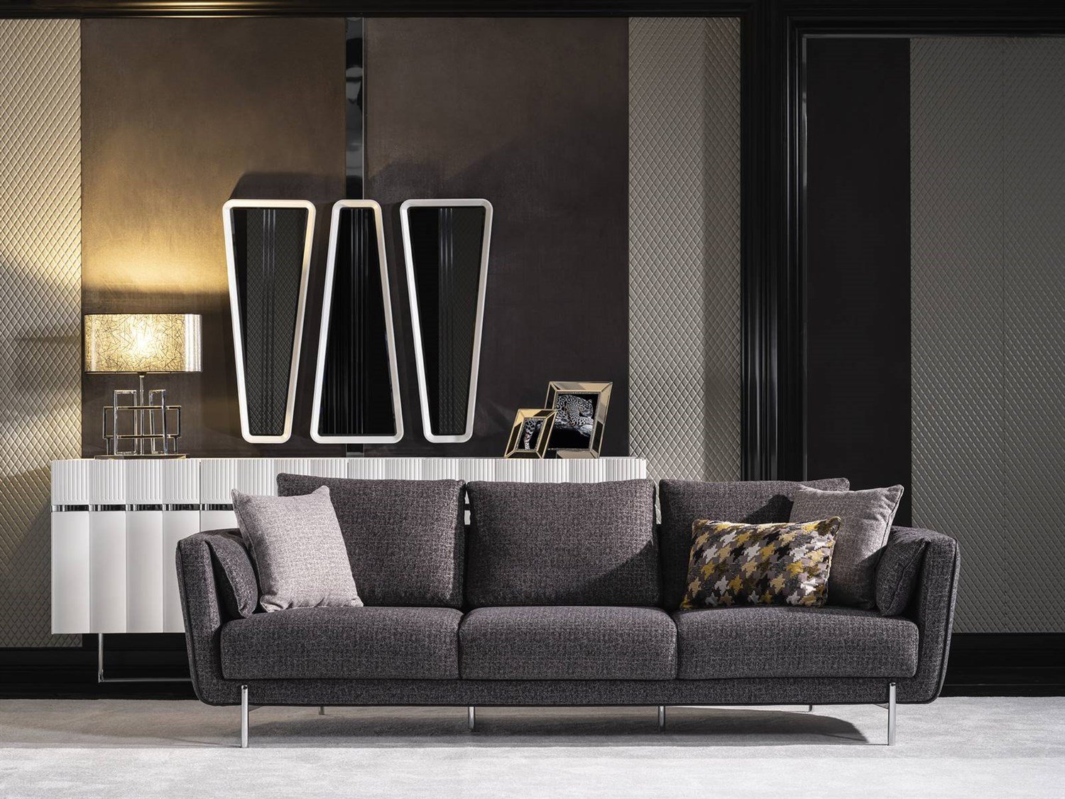 Dekorbizden Aqua Üçlü Koltuk 6055