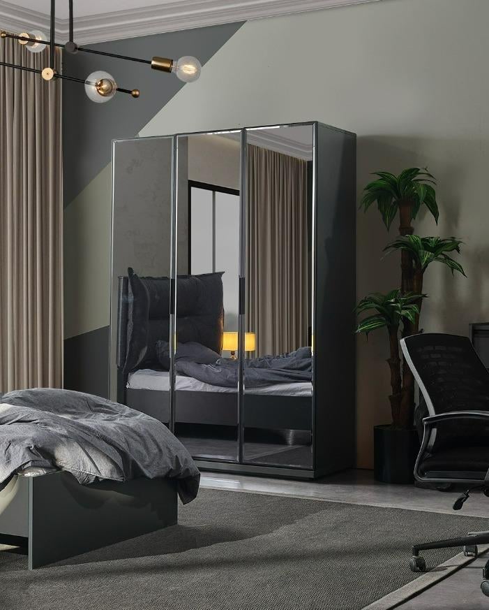 Dekorbizden Aura Genç Odası 3 Kapılı Dolap