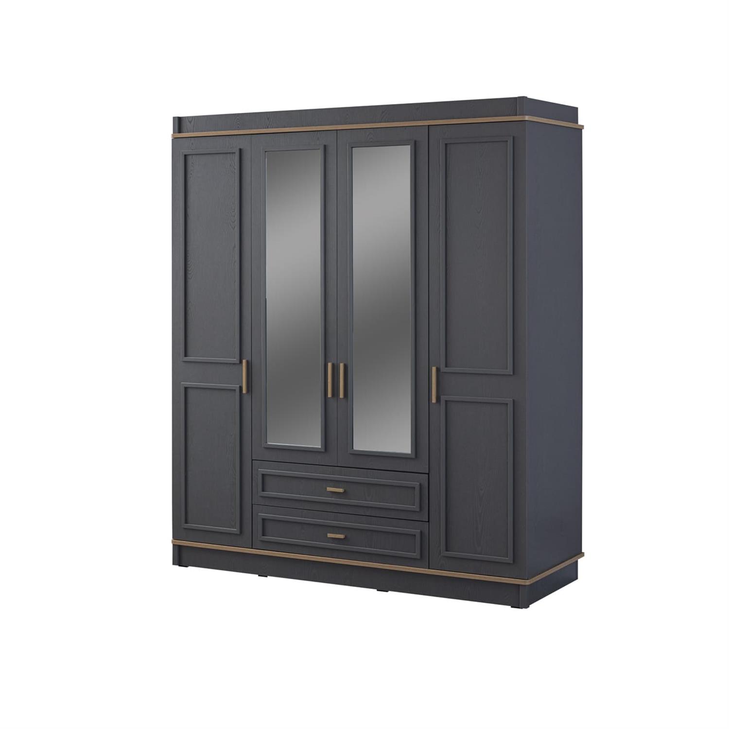 Dekorbizden Best Genç Odası 4 Kapılı Gardırop